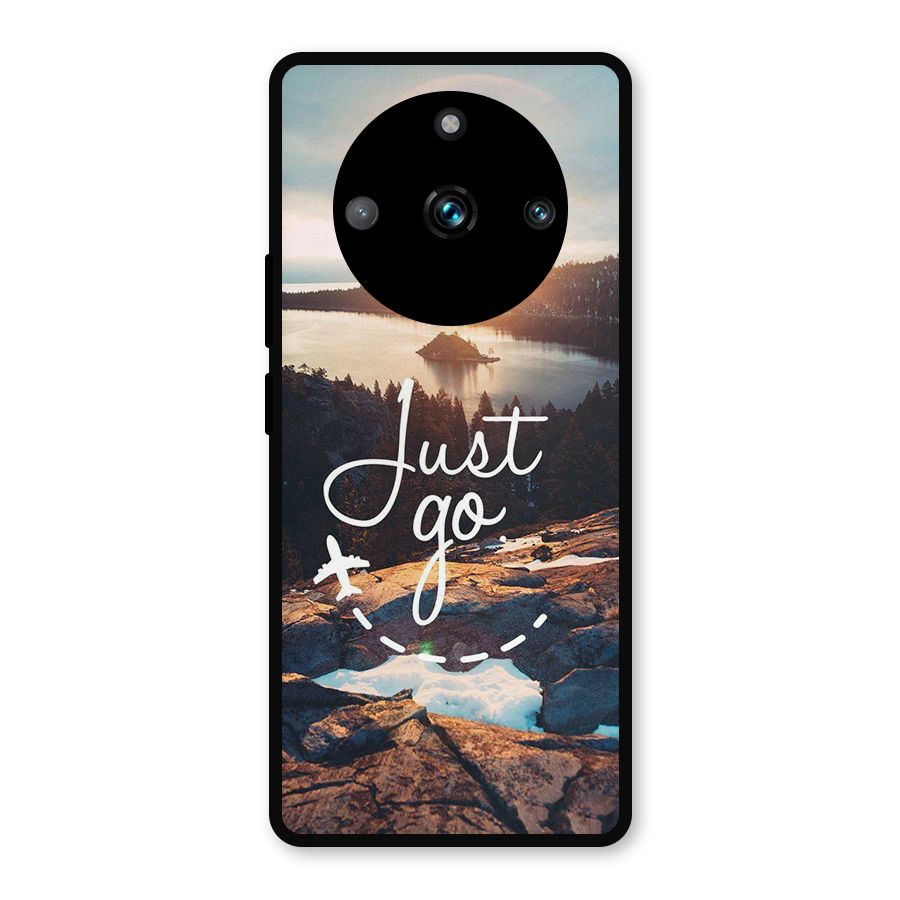 Morning Just Go Metal Back Case for Realme 11 Pro