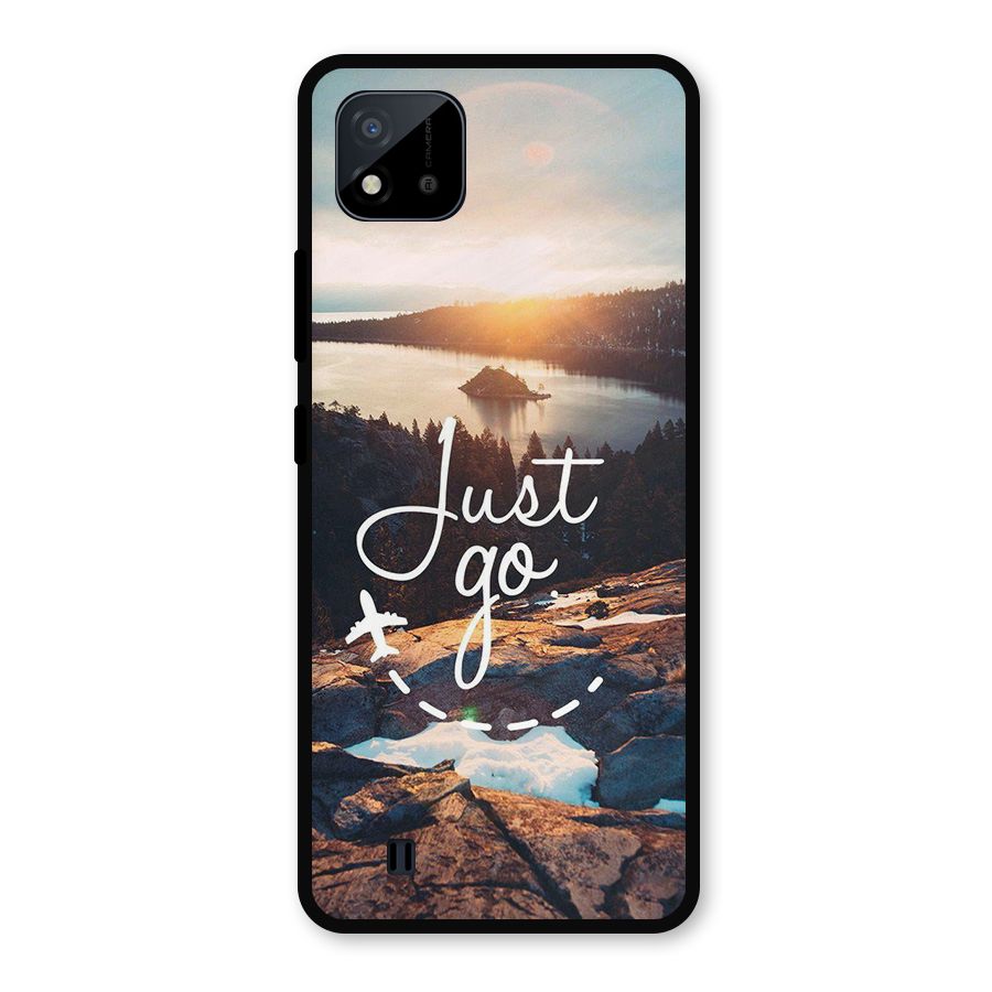 Morning Just Go Metal Back Case for Realme C11 2021