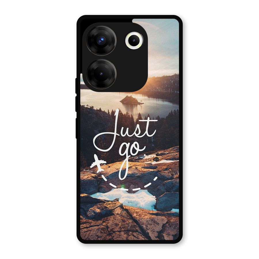 Morning Just Go Metal Back Case for Tecno Camon 20 Pro
