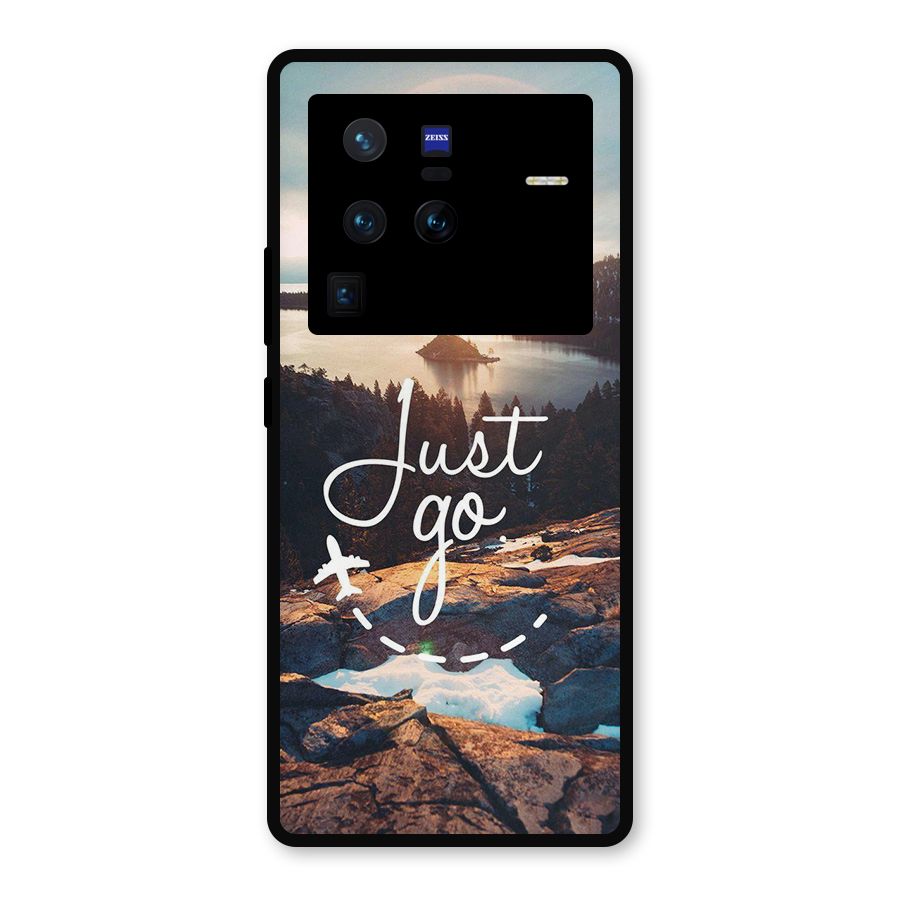 Morning Just Go Metal Back Case for Vivo X80 Pro