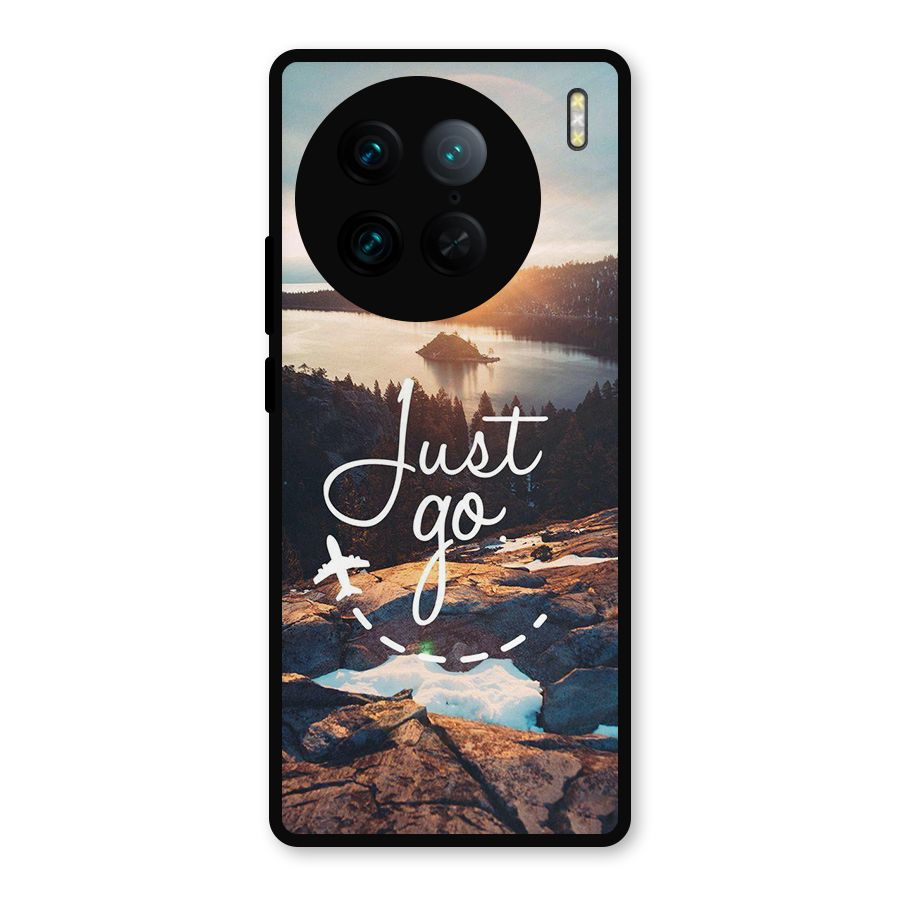 Morning Just Go Metal Back Case for Vivo X90 Pro
