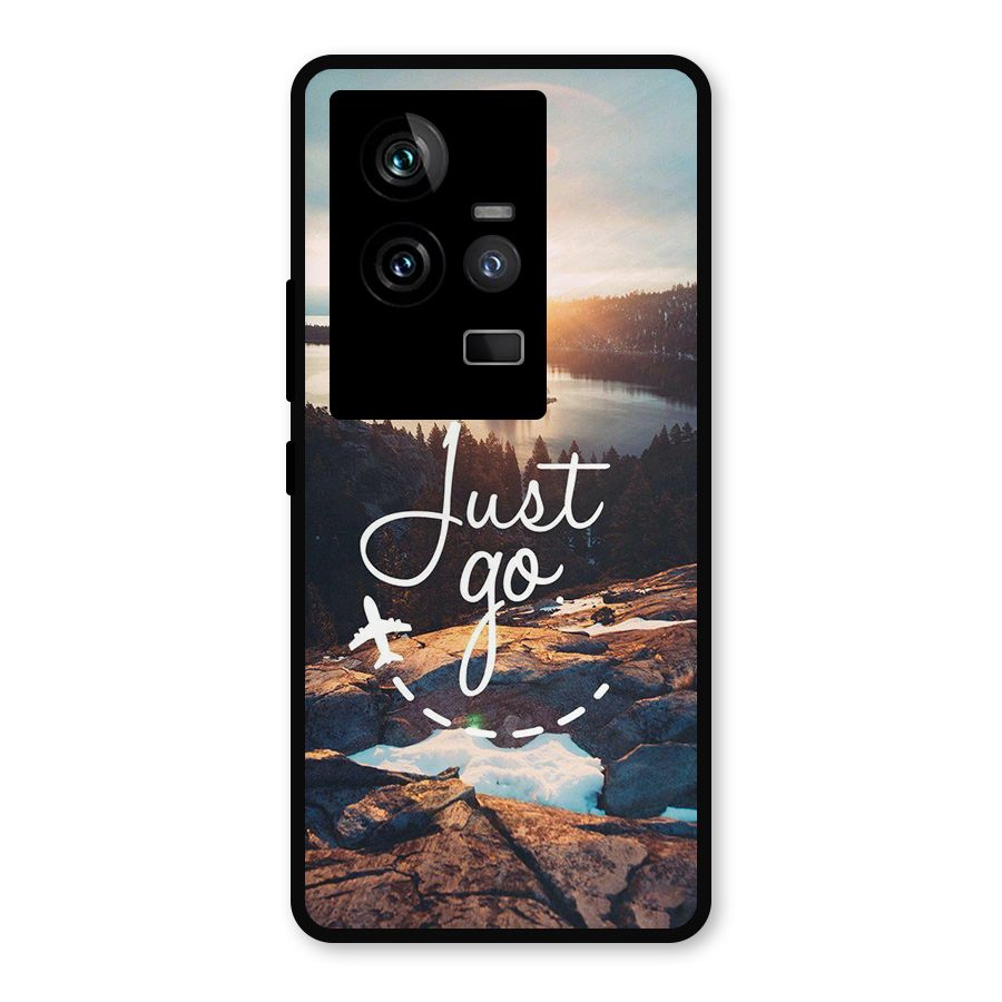 Morning Just Go Metal Back Case for iQOO 11 5G