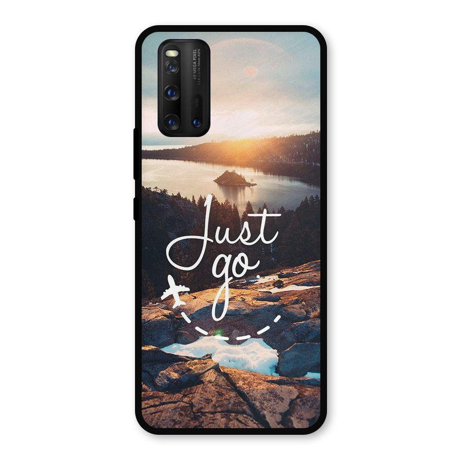 Morning Just Go Metal Back Case for iQOO 3