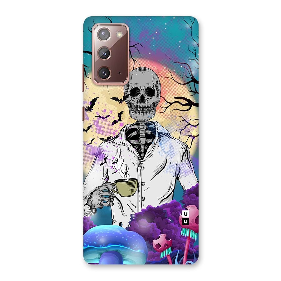 Morning Tea Skull Back Case for Galaxy Note 20