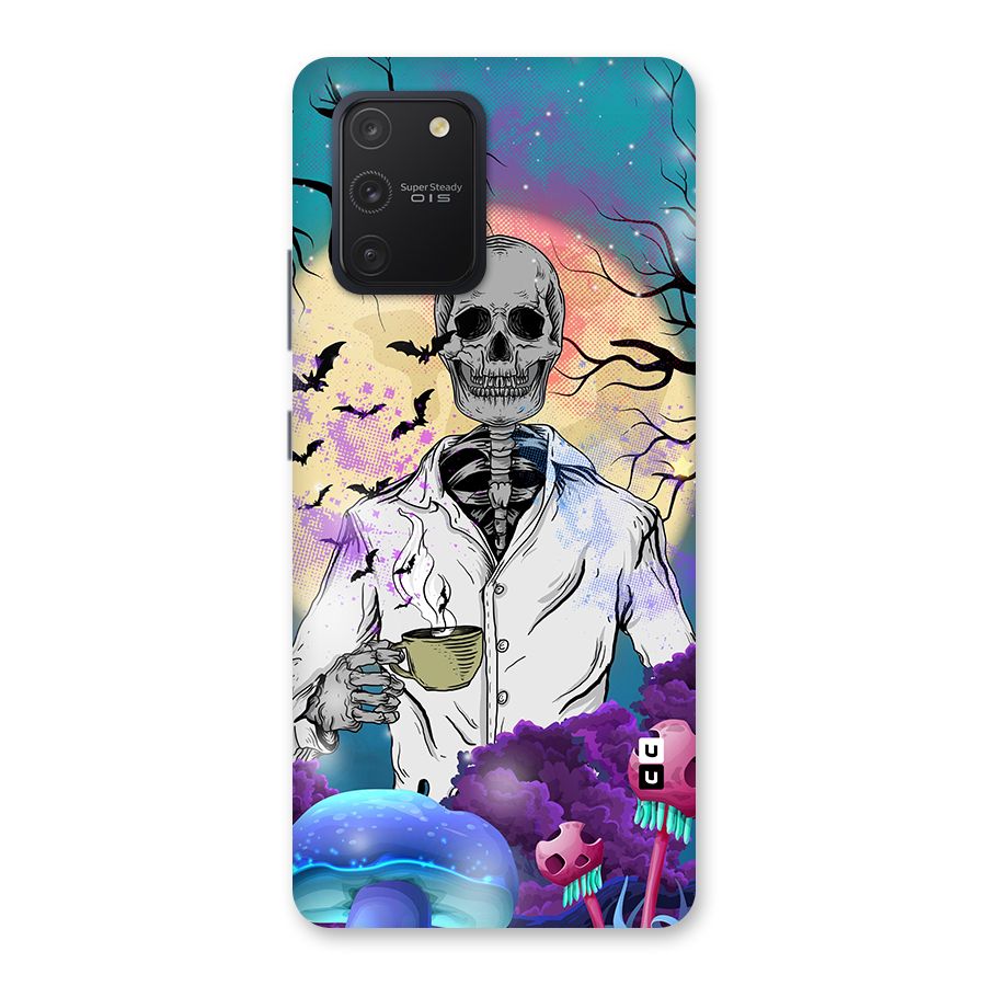 Morning Tea Skull Back Case for Galaxy S10 Lite