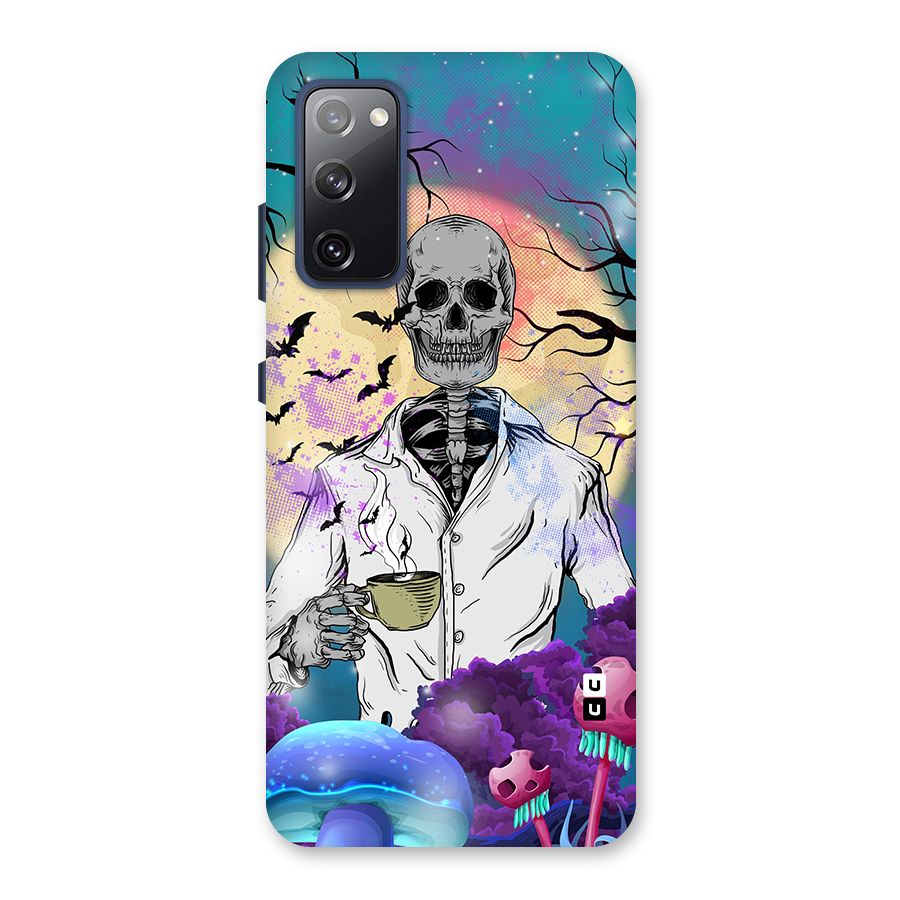 Morning Tea Skull Back Case for Galaxy S20 FE