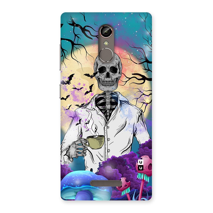 Morning Tea Skull Back Case for Gionee S6s