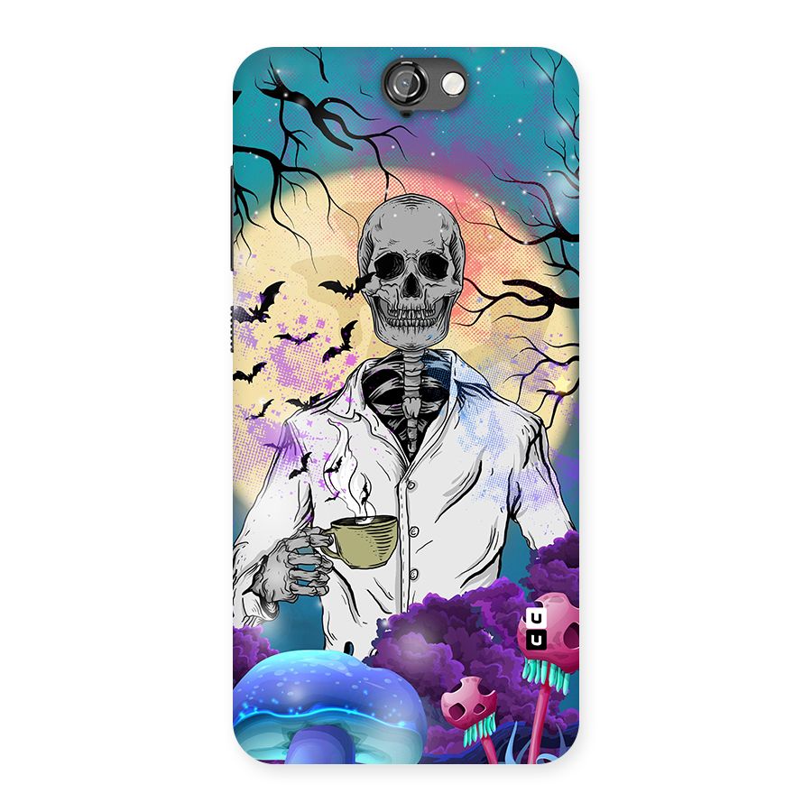 Morning Tea Skull Back Case for HTC One A9