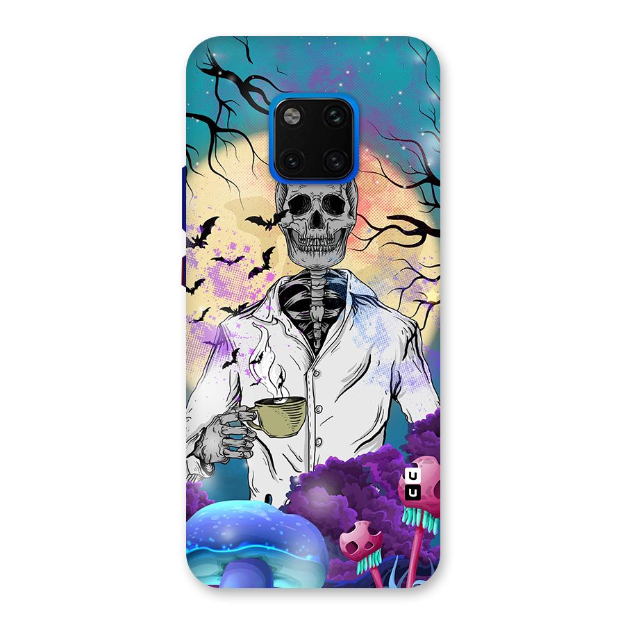 Morning Tea Skull Back Case for Huawei Mate 20 Pro