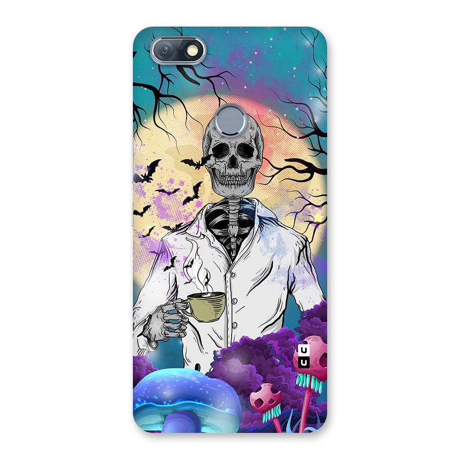 Morning Tea Skull Back Case for Infinix Note 5