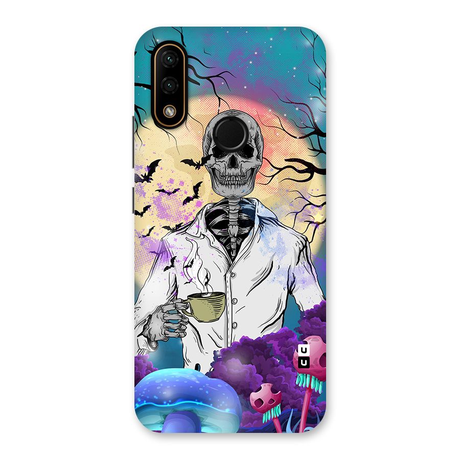 Morning Tea Skull Back Case for Lenovo A6 Note