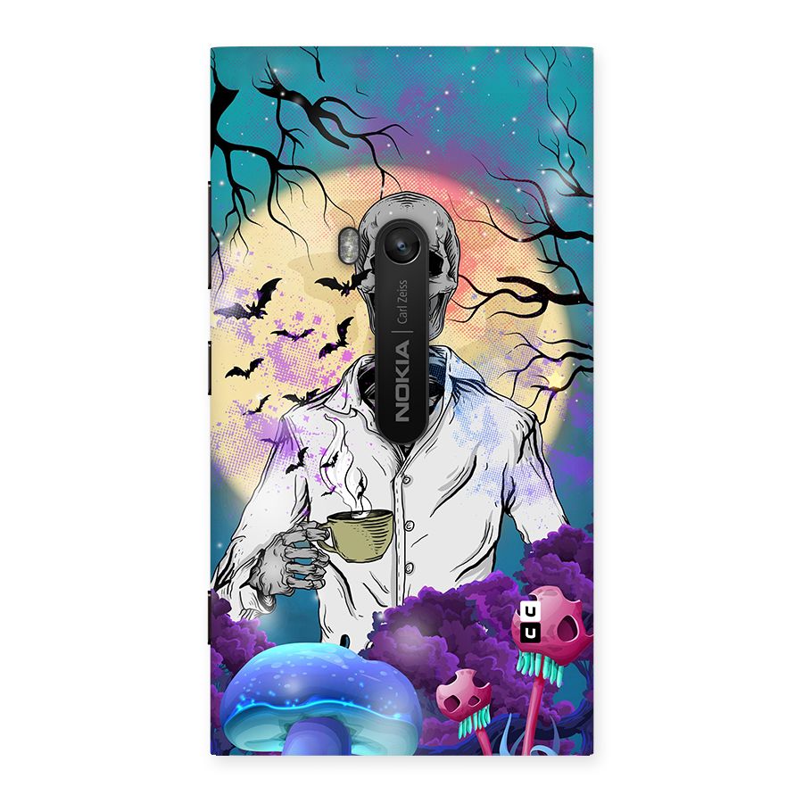 Morning Tea Skull Back Case for Lumia 920