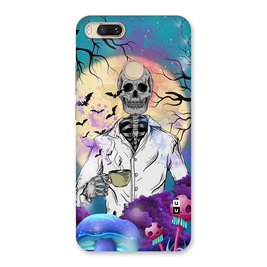 Morning Tea Skull Back Case for Mi A1