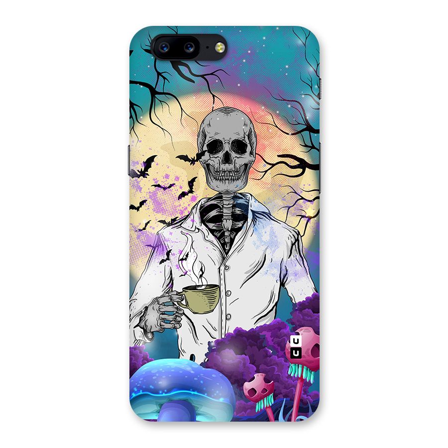 Morning Tea Skull Back Case for OnePlus 5