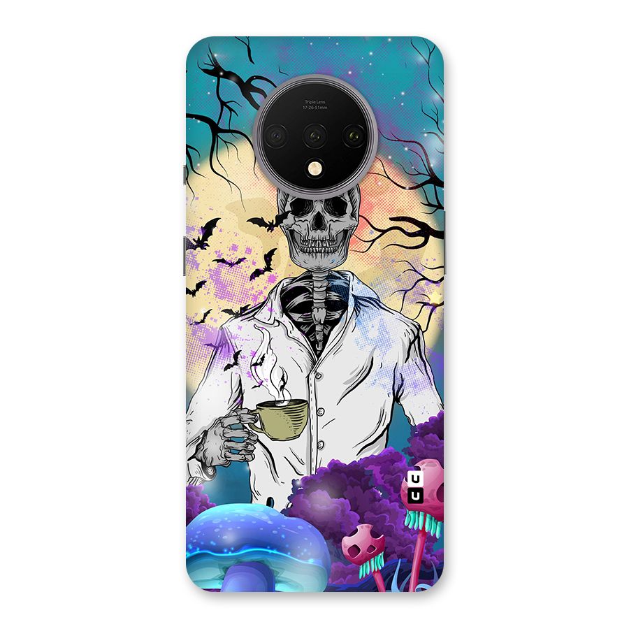 Morning Tea Skull Back Case for OnePlus 7T