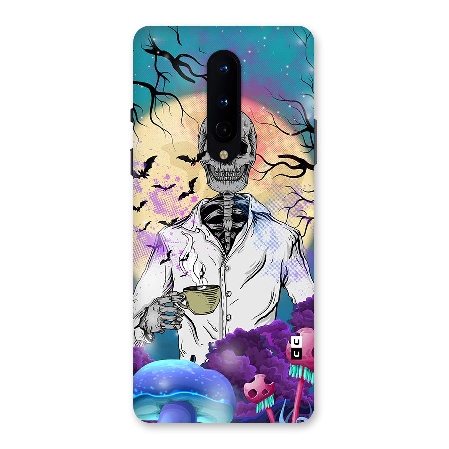 Morning Tea Skull Back Case for OnePlus 8