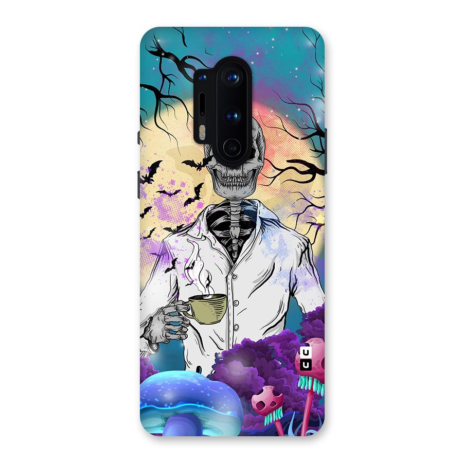 Morning Tea Skull Back Case for OnePlus 8 Pro