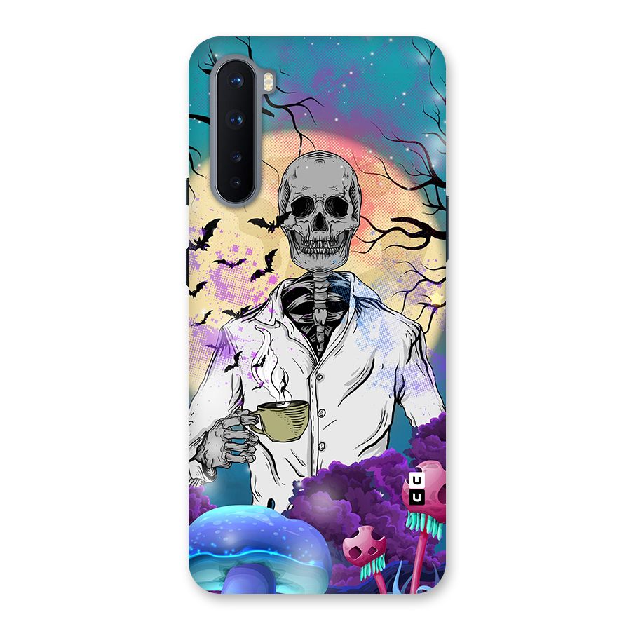 Morning Tea Skull Back Case for OnePlus Nord