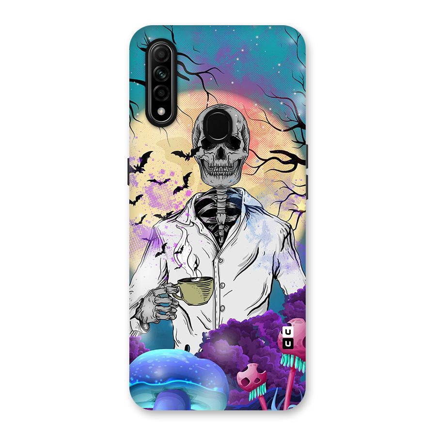 Morning Tea Skull Back Case for Oppo A31