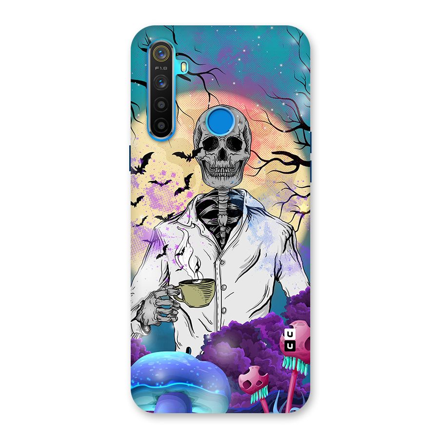 Morning Tea Skull Back Case for Realme 5s