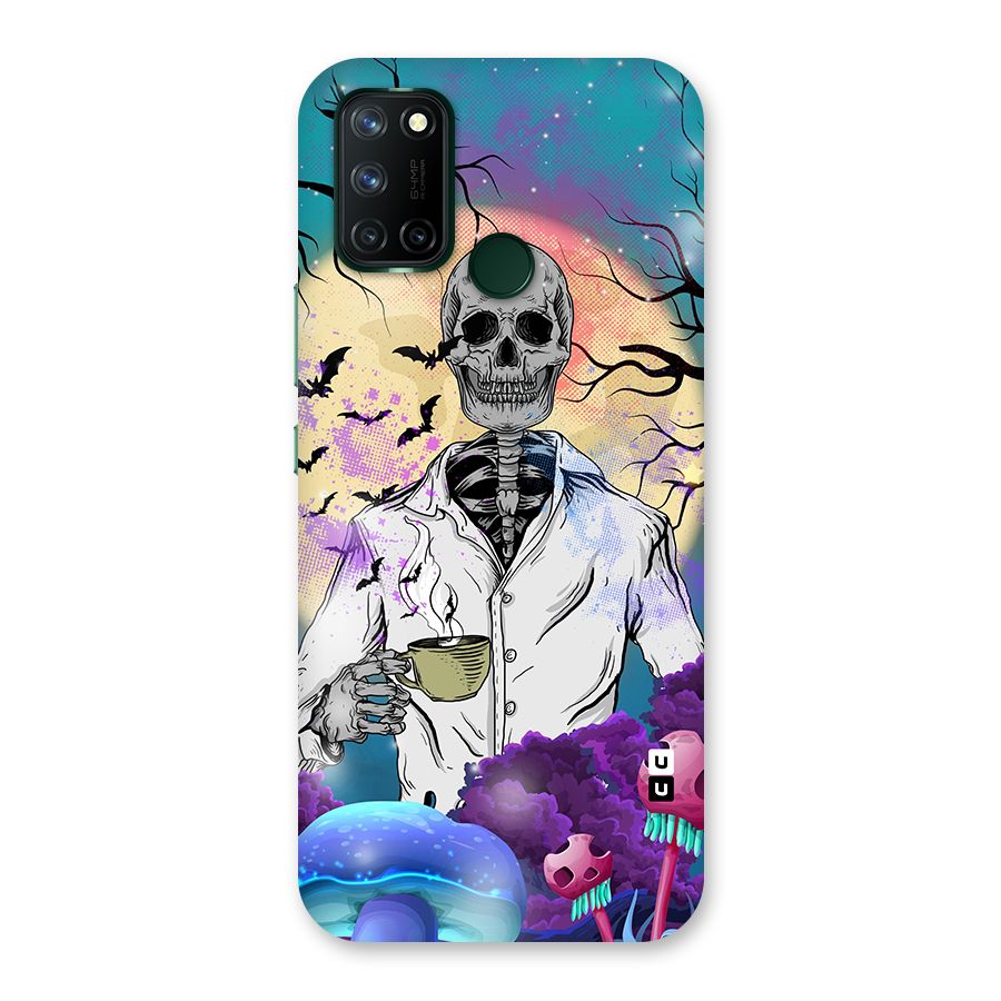 Morning Tea Skull Back Case for Realme 7i