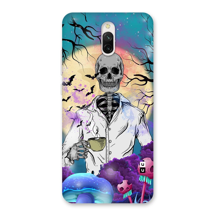 Morning Tea Skull Back Case for Redmi 8A Dual