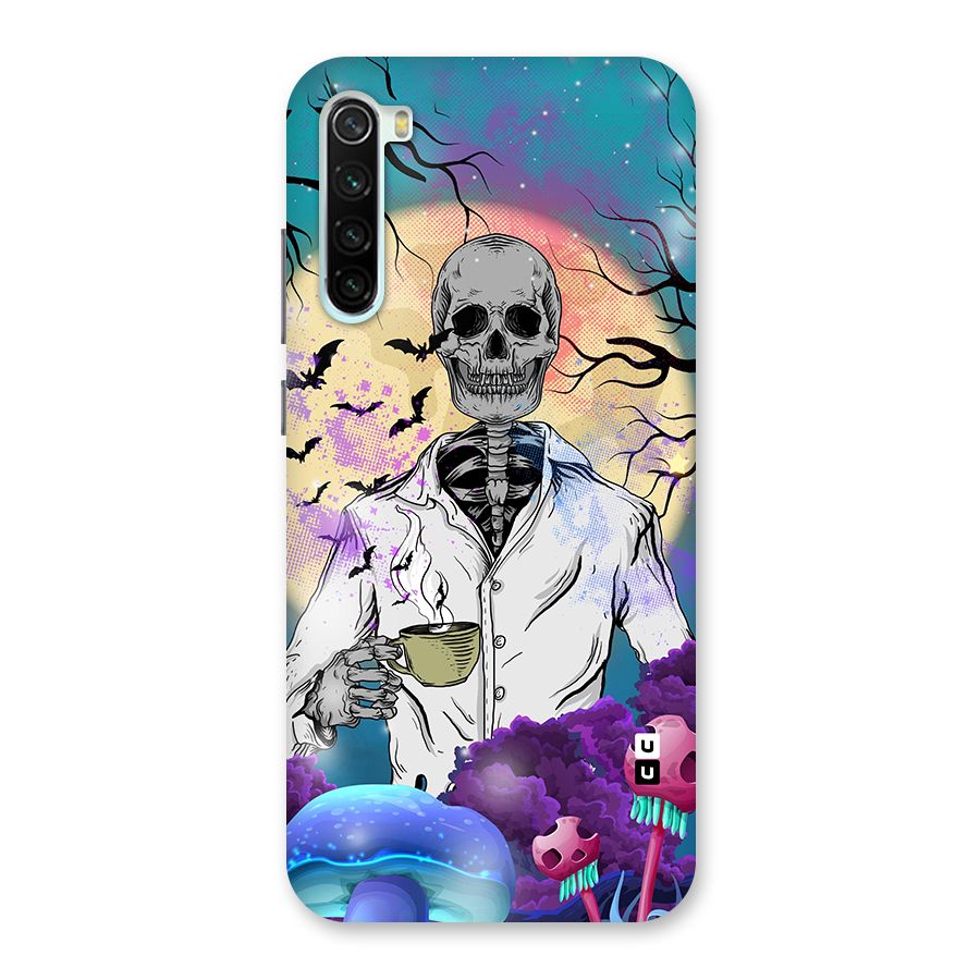 Morning Tea Skull Back Case for Redmi Note 8