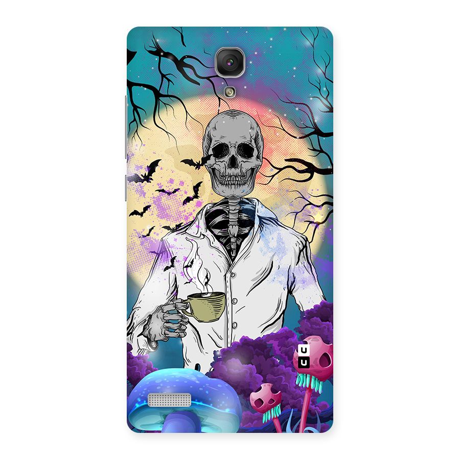 Morning Tea Skull Back Case for Redmi Note Prime