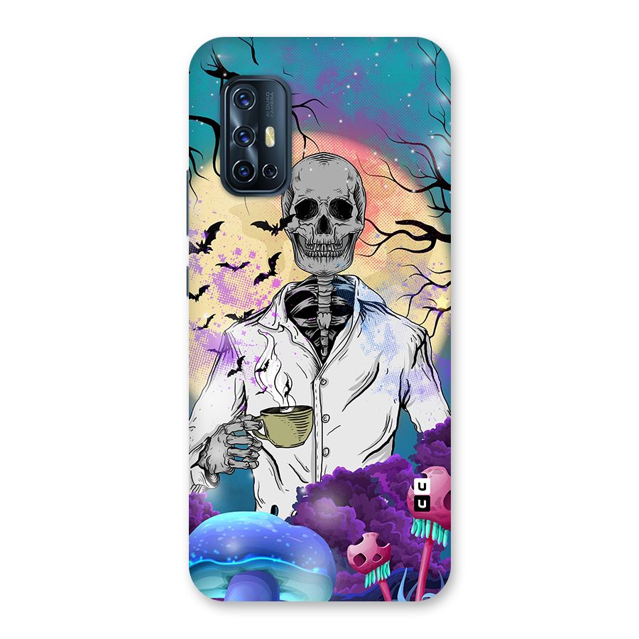 Morning Tea Skull Back Case for Vivo V17
