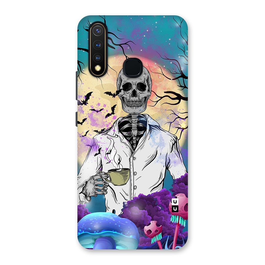 Morning Tea Skull Back Case for Vivo Y19