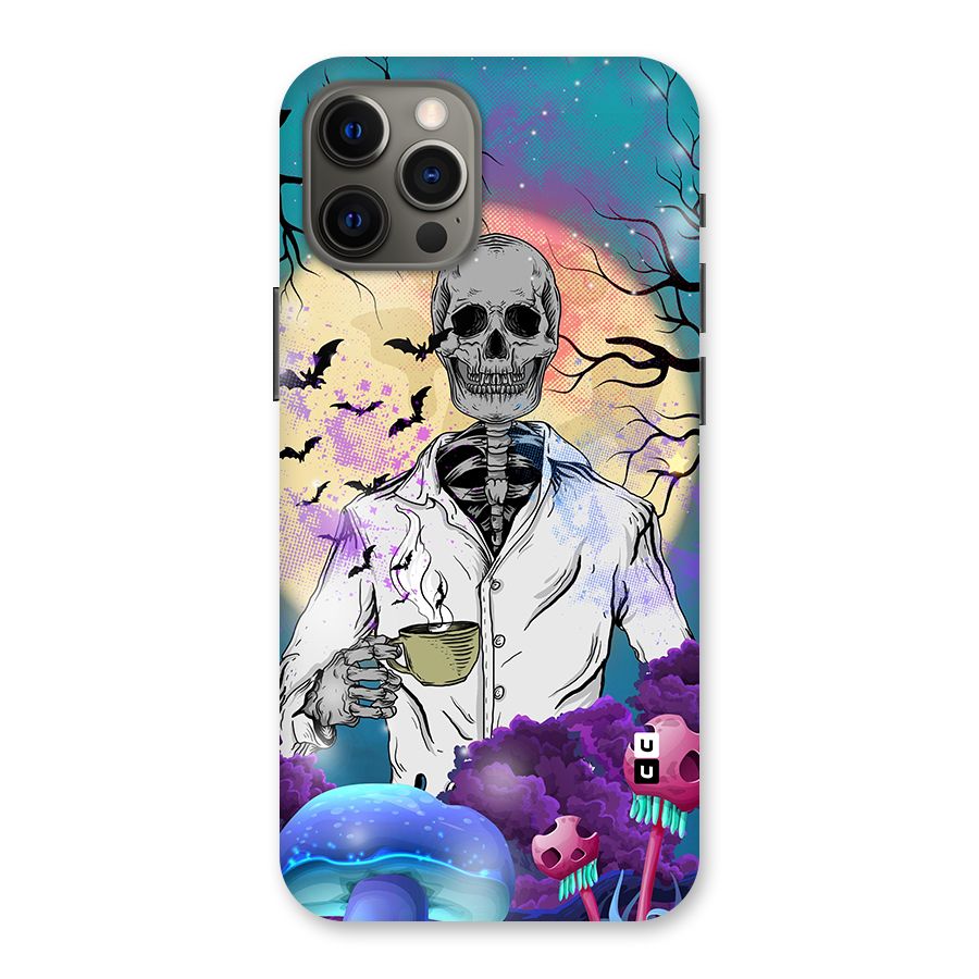 Morning Tea Skull Back Case for iPhone 12 Pro Max
