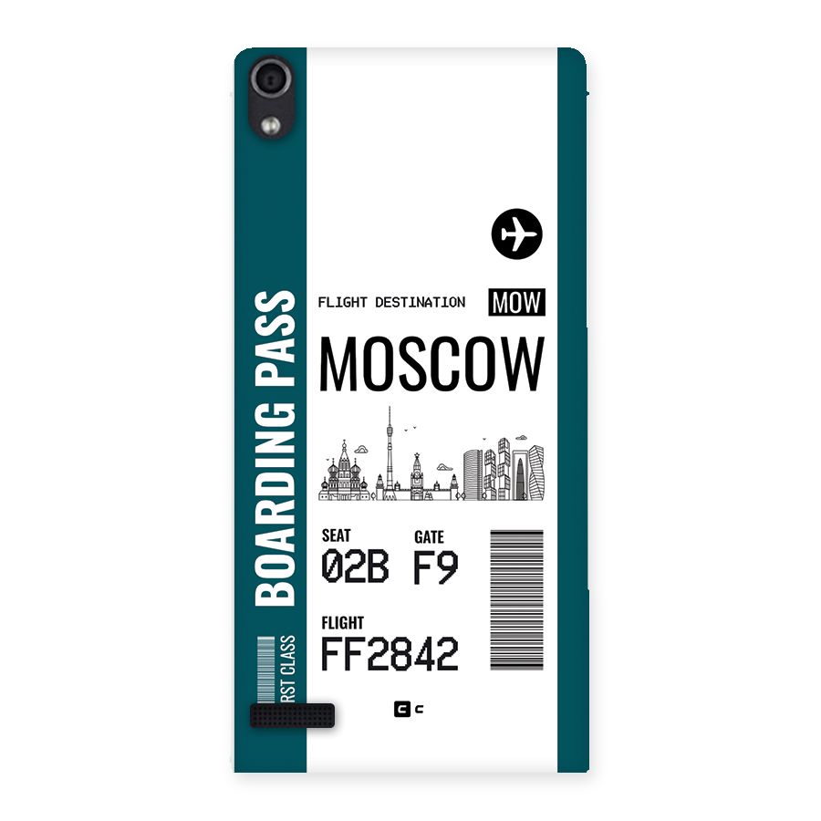 Moscow Boarding Pass Back Case for Ascend P6