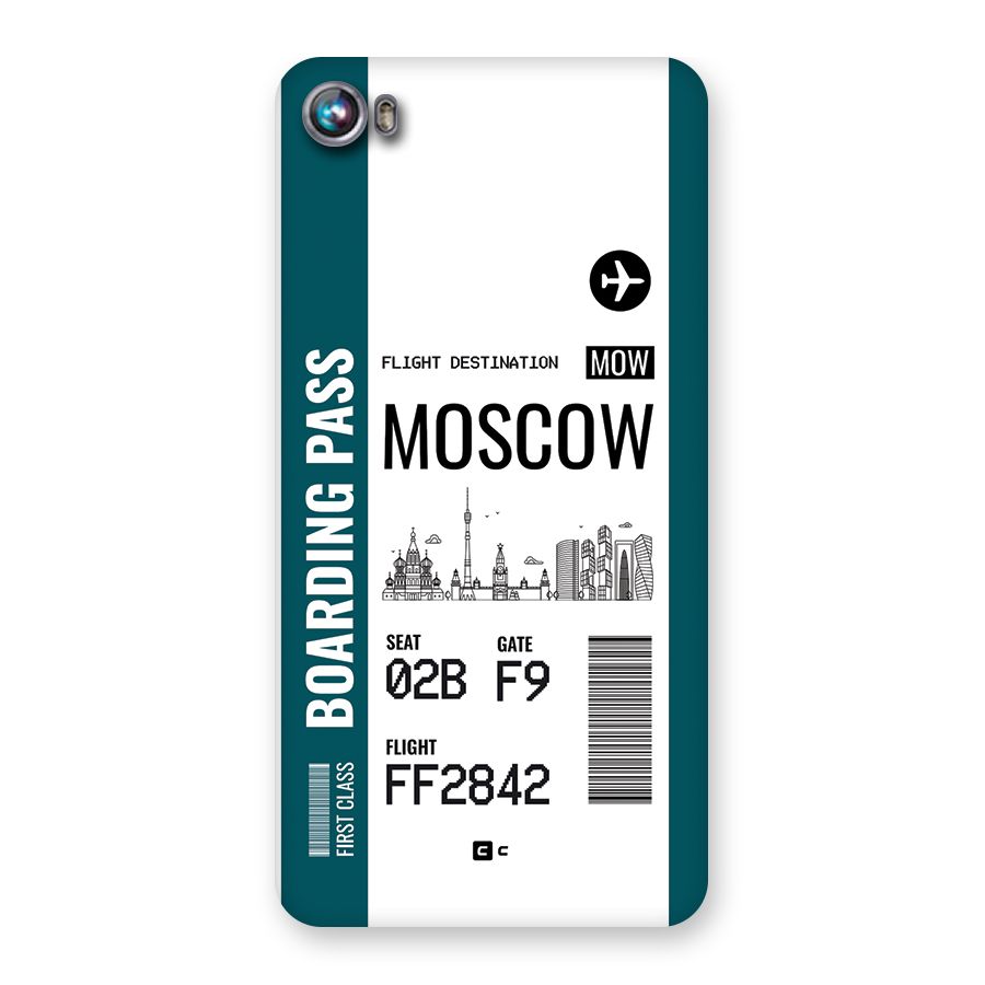 Moscow Boarding Pass Back Case for Canvas Fire 4 (A107)