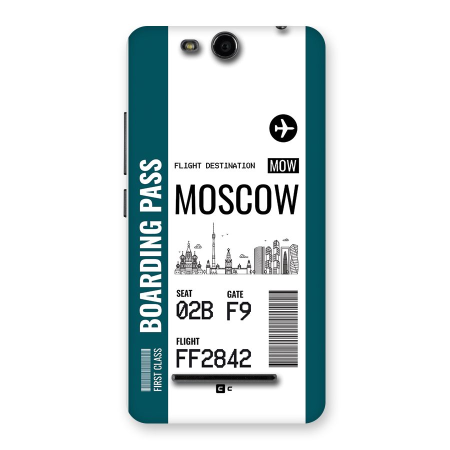 Moscow Boarding Pass Back Case for Canvas Juice 3 Q392