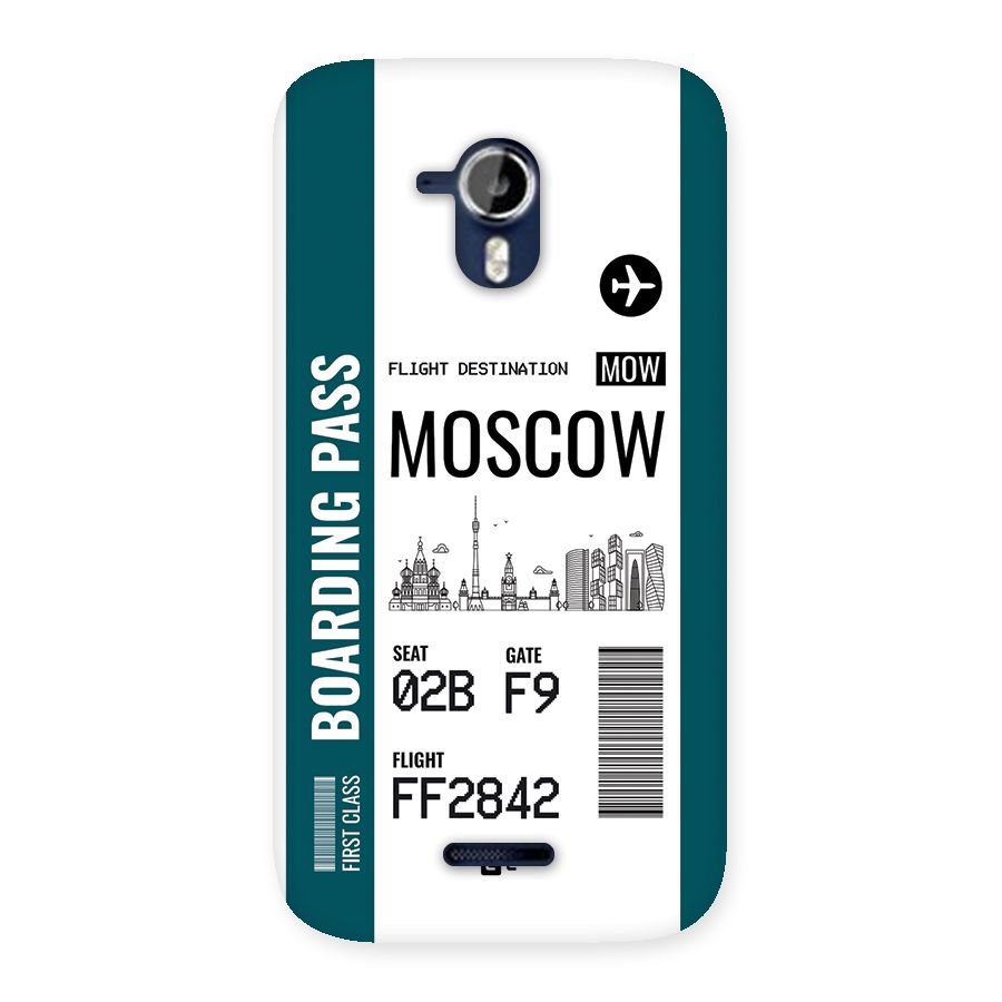 Moscow Boarding Pass Back Case for Canvas Magnus A117