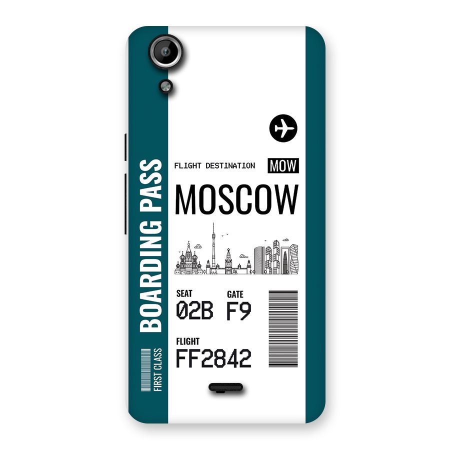 Moscow Boarding Pass Back Case for Canvas Selfie Lens Q345