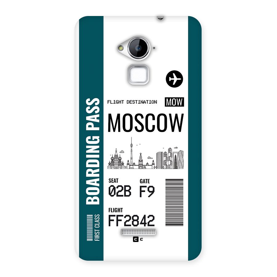 Moscow Boarding Pass Back Case for Coolpad Note 3