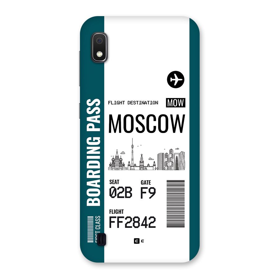 Moscow Boarding Pass Back Case for Galaxy A10
