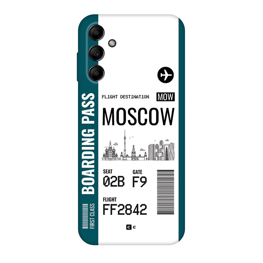 Moscow Boarding Pass Back Case for Galaxy A14 5G