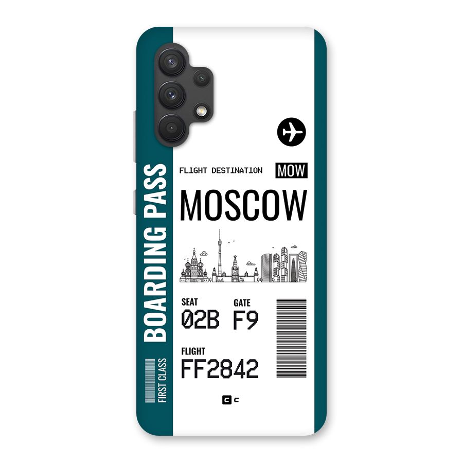 Moscow Boarding Pass Back Case for Galaxy A32