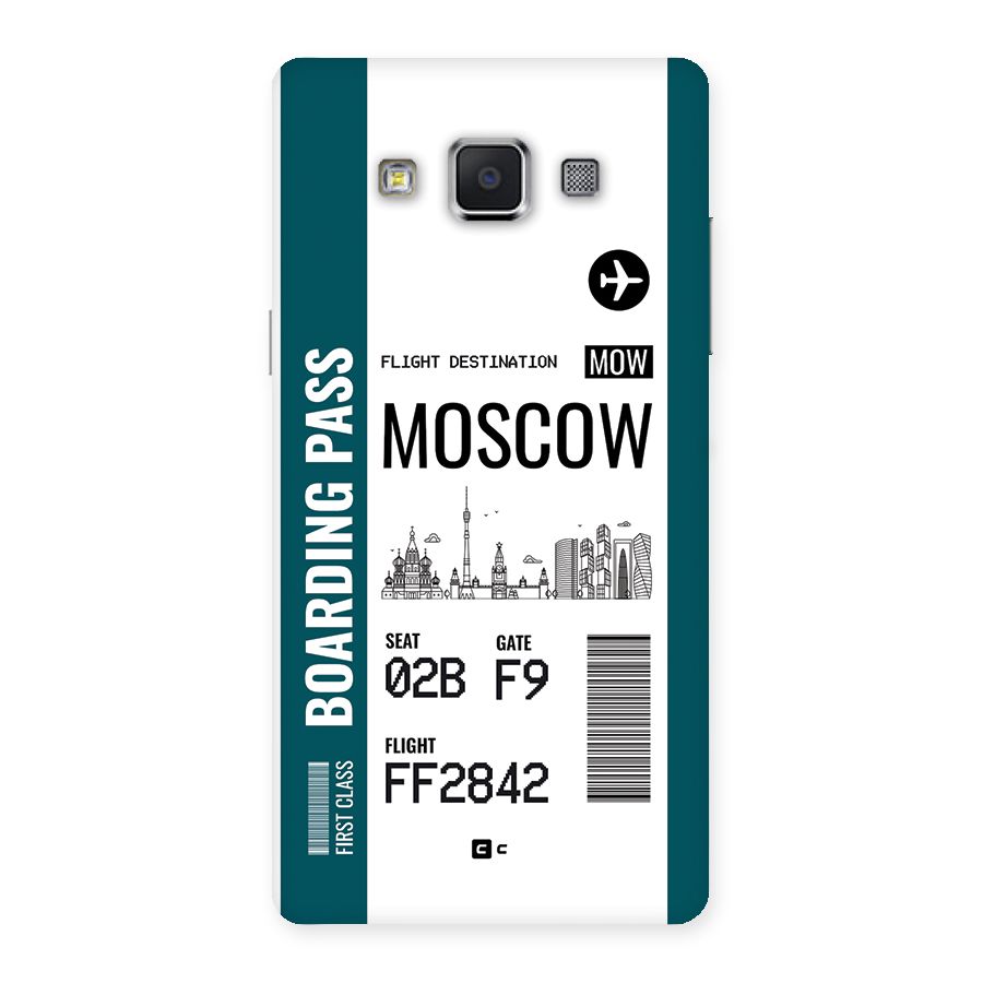 Moscow Boarding Pass Back Case for Galaxy A5