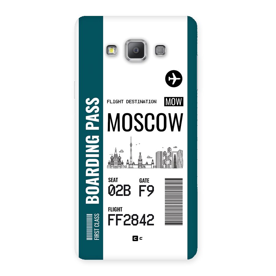 Moscow Boarding Pass Back Case for Galaxy A7