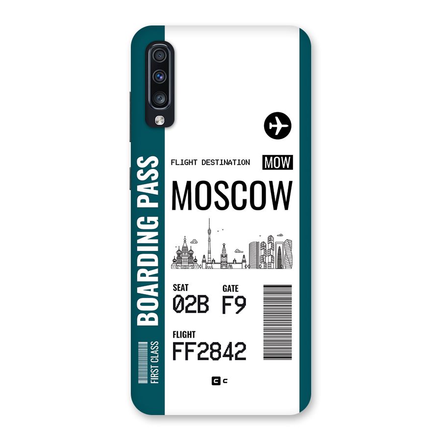Moscow Boarding Pass Back Case for Galaxy A70s