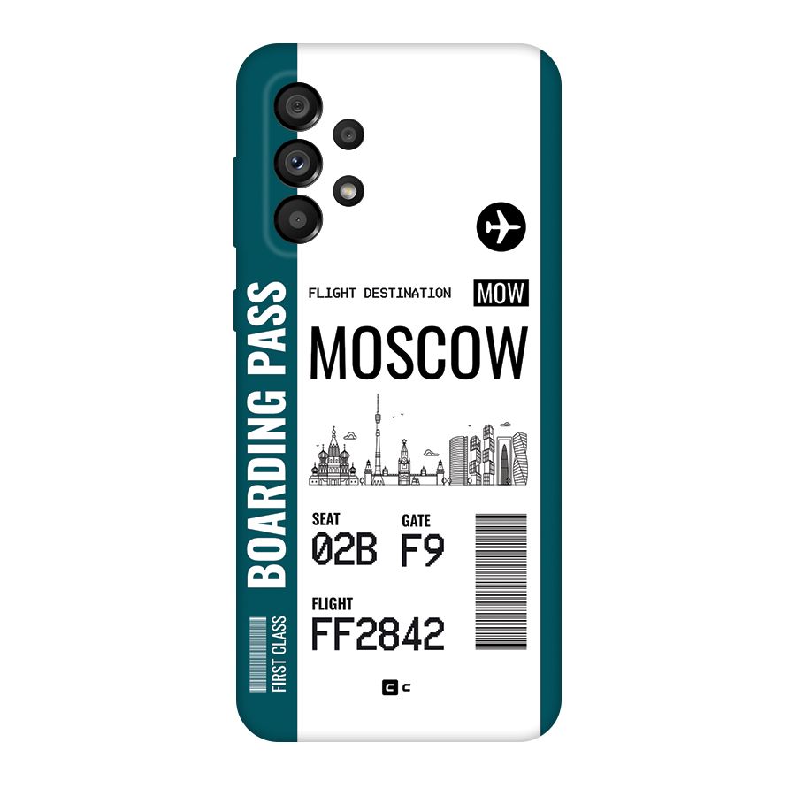 Moscow Boarding Pass Back Case for Galaxy A73 5G