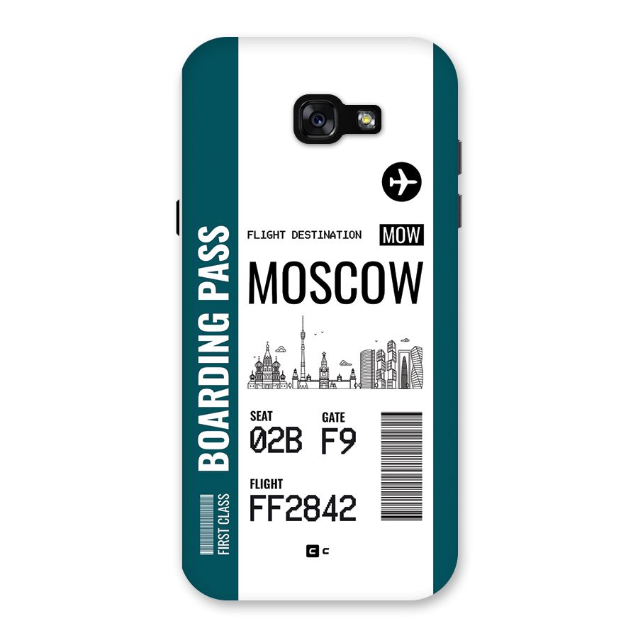 Moscow Boarding Pass Back Case for Galaxy A7 (2017)