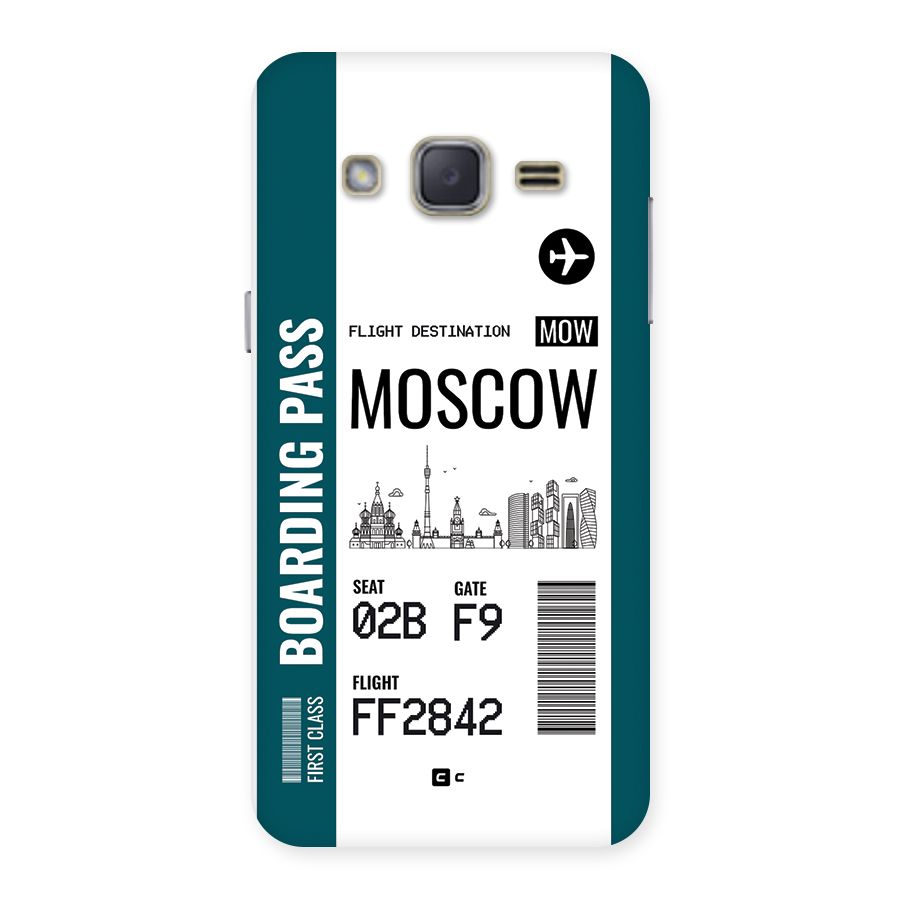 Moscow Boarding Pass Back Case for Galaxy J2