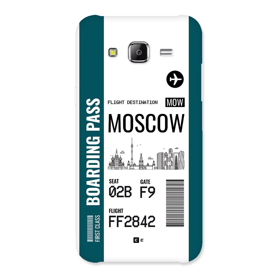Moscow Boarding Pass Back Case for Galaxy J2 Prime
