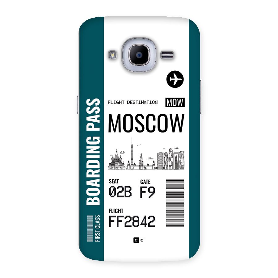 Moscow Boarding Pass Back Case for Galaxy J2 Pro