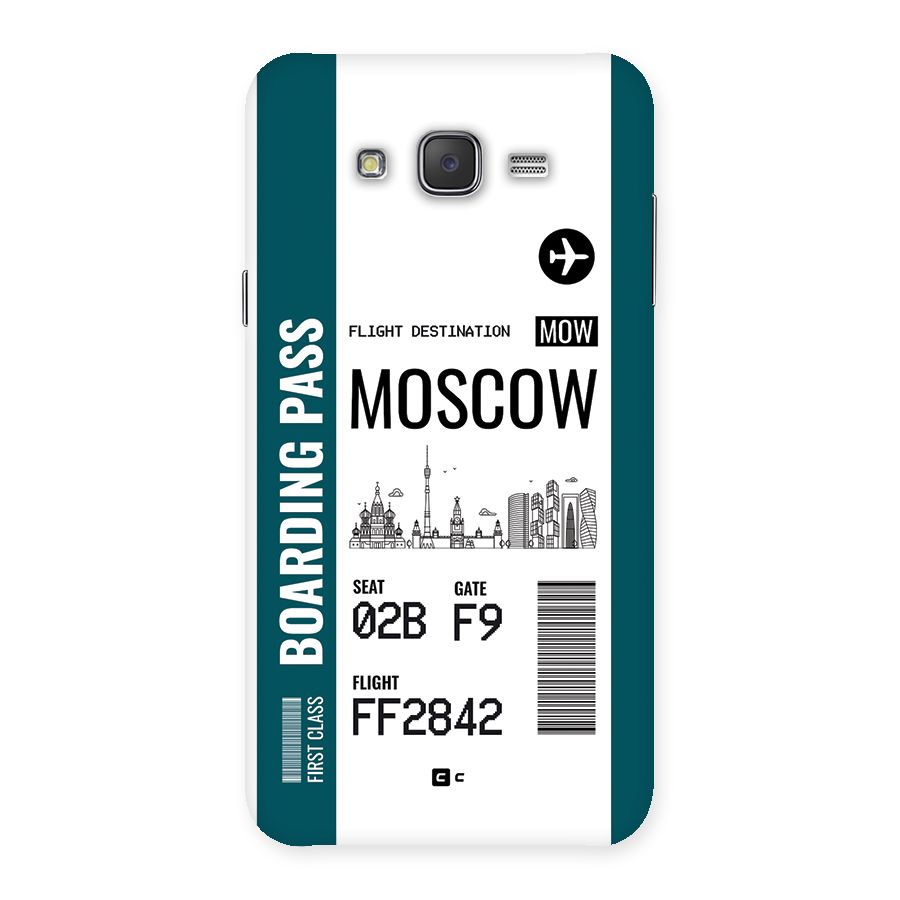 Moscow Boarding Pass Back Case for Galaxy J7
