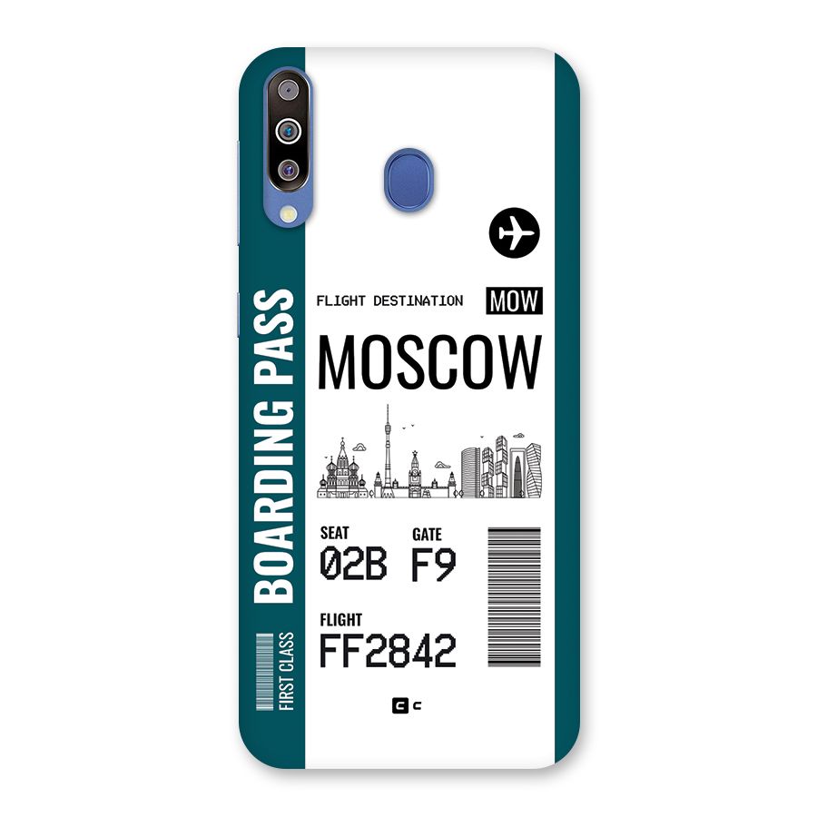 Moscow Boarding Pass Back Case for Galaxy M30
